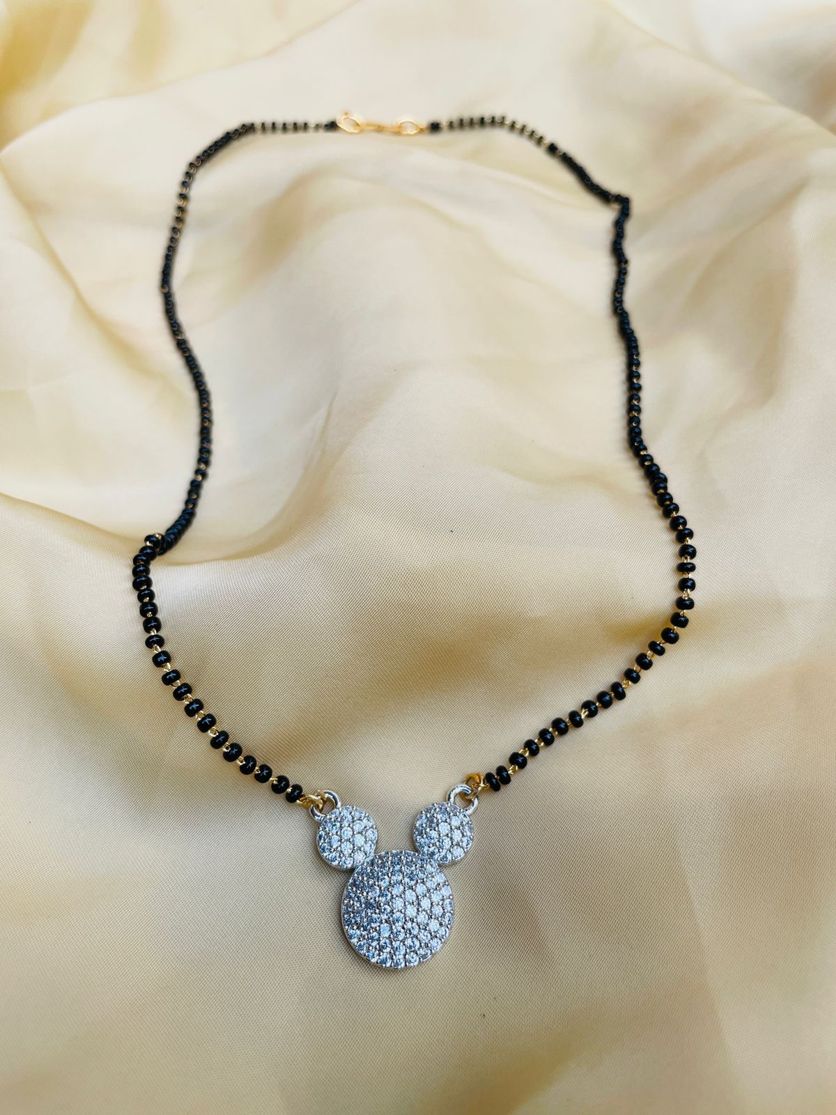 Cute Micky Mouse Mangalsutra - Abdesignsjewellery