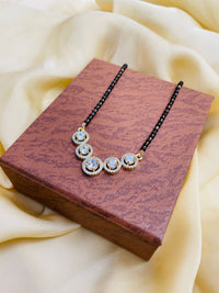 Thumbnail for Moonshine Round Gold Plated Mangalsutra - Abdesignsjewellery