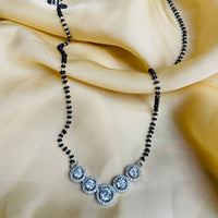 Thumbnail for Moonshine Round Silver Plated Mangalsutra