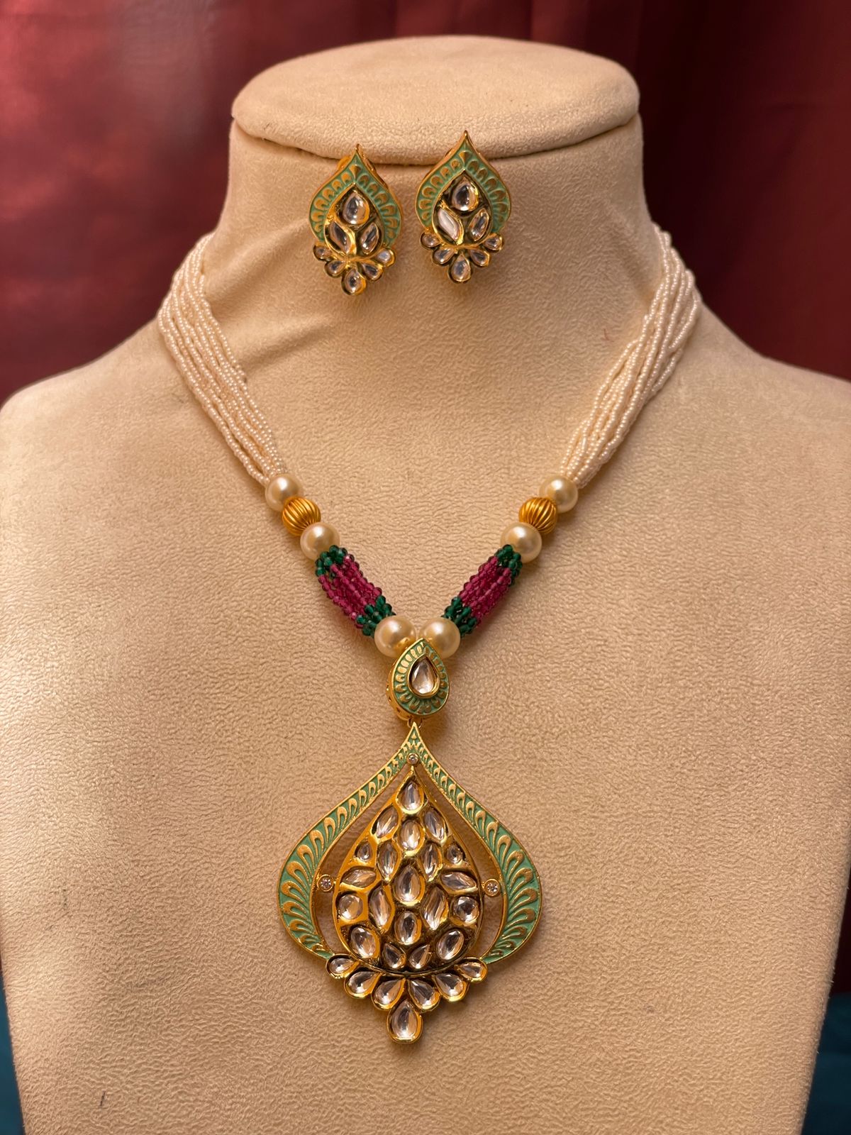 Beautiful Green Ethnic Mala - Abdesignsjewellery