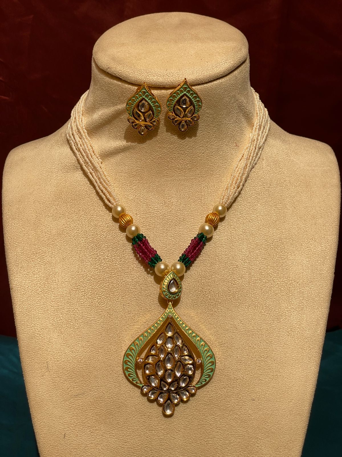 Beautiful Green Ethnic Mala - Abdesignsjewellery