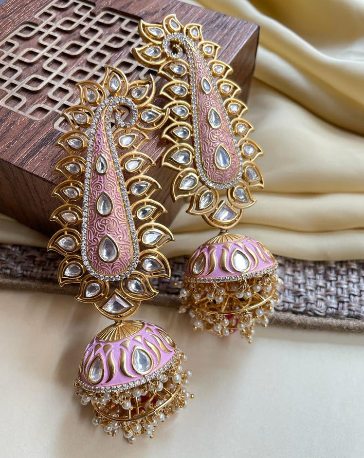 Statement Indian Wedding Special Kundan Earring