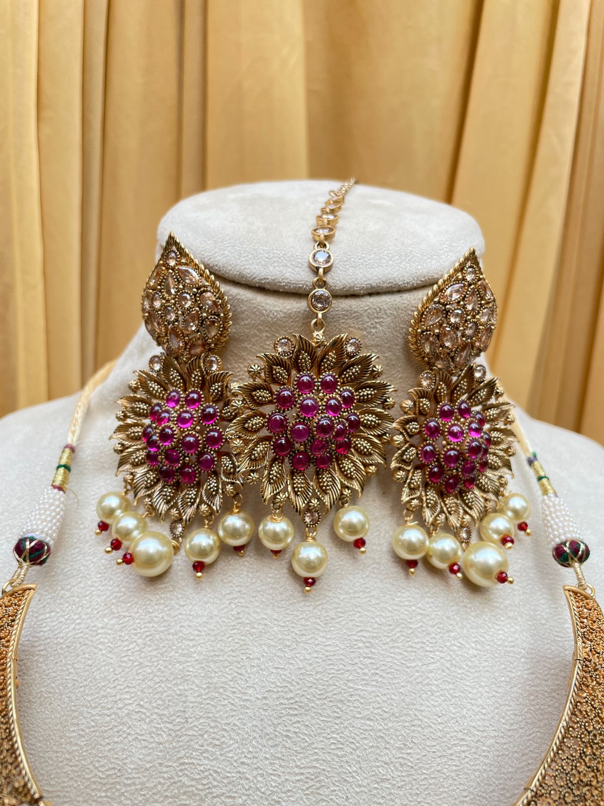 High Quality Necklace With Earring For Brides