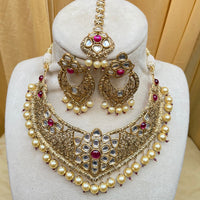 Thumbnail for Premium Wedding Necklace With Earring