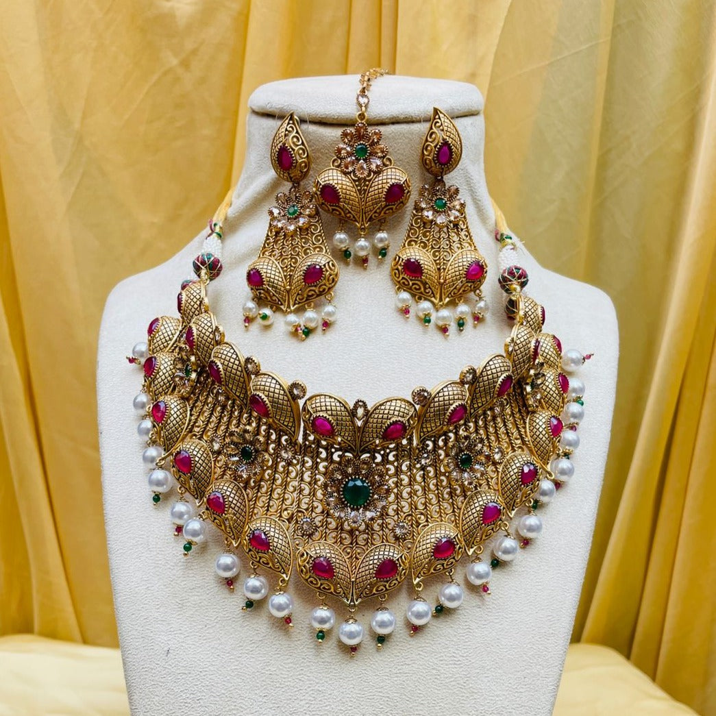 High Quality Premium Wedding Necklace With Earring