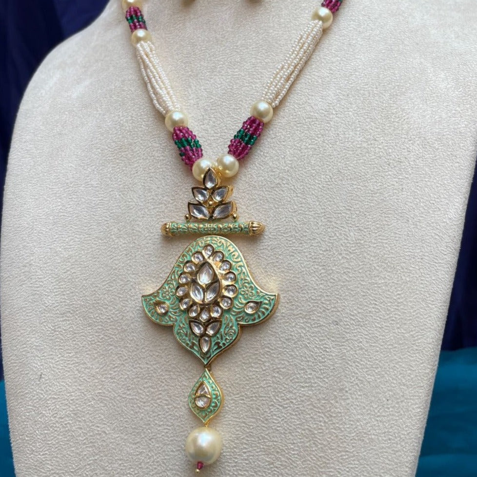 Beautiful Wedding Mala & Earring - Abdesignsjewellery