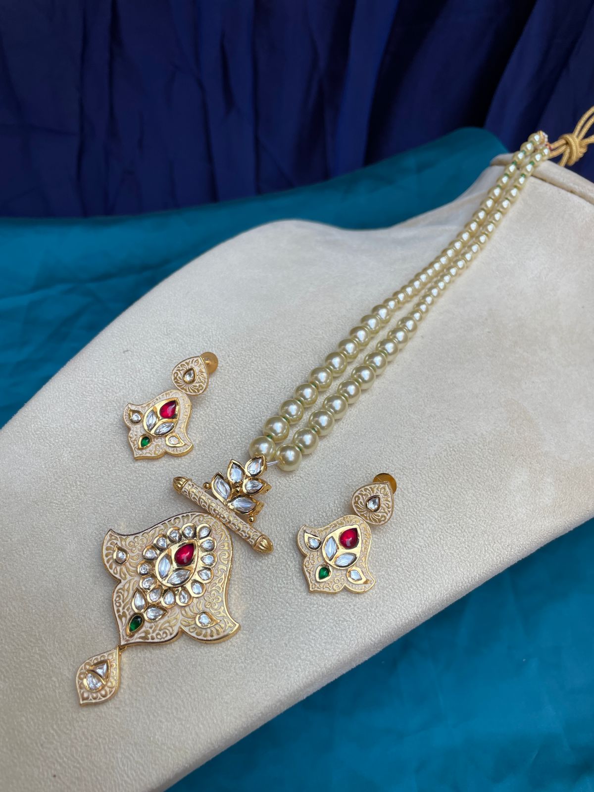 Beautiful Wedding Mala & Earring - Abdesignsjewellery