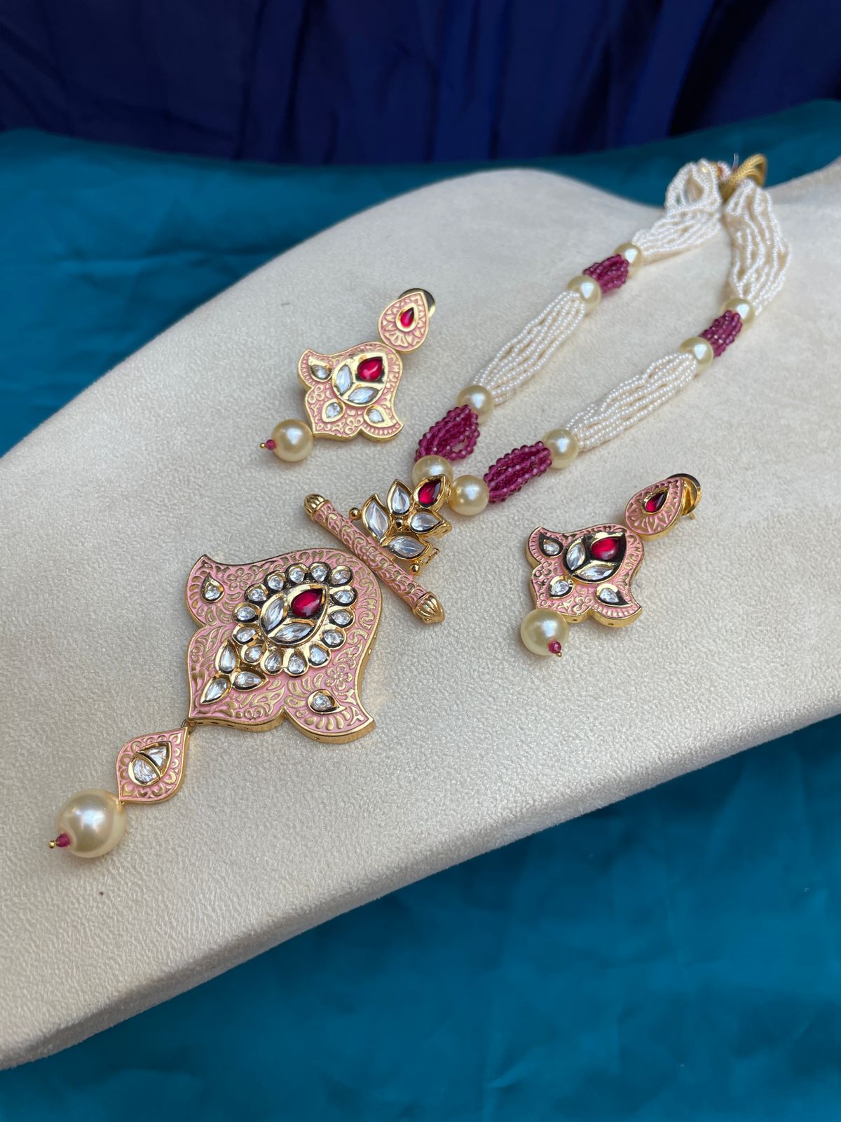 Beautiful Wedding Mala & Earring - Abdesignsjewellery