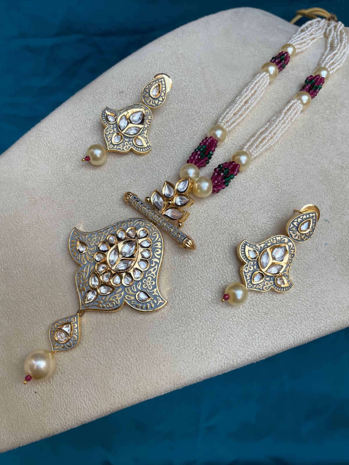 Beautiful Wedding Mala & Earring - Abdesignsjewellery