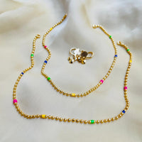 Thumbnail for MultiColour Dailywear Gold Plated Anklet