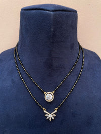 Thumbnail for Gold Plated Double Diamond Mangalsutra - Abdesignsjewellery