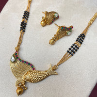 Thumbnail for Long Antique Fish Style Mangalsutra