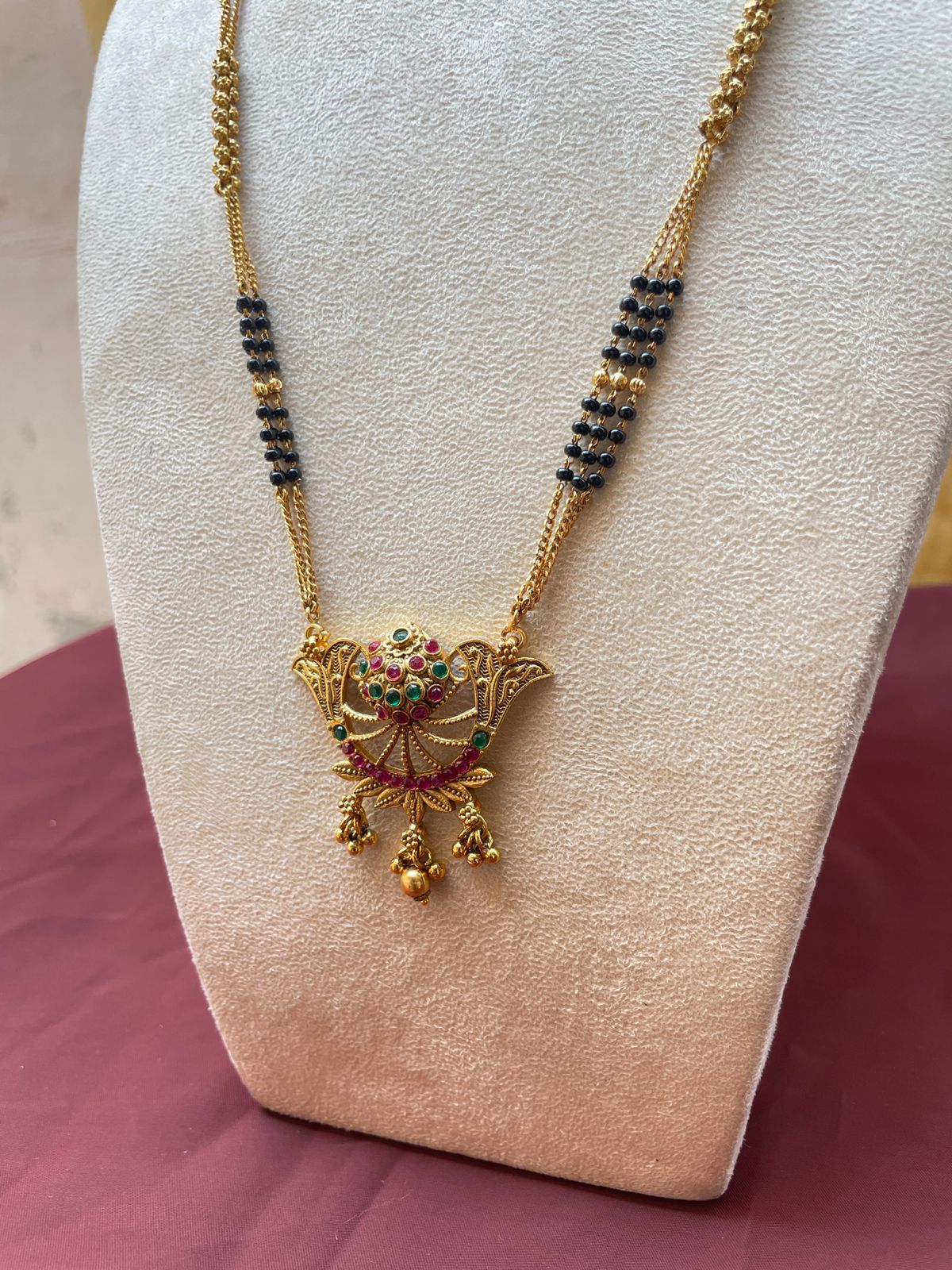 Long Antique MultiColour Mangalsutra
