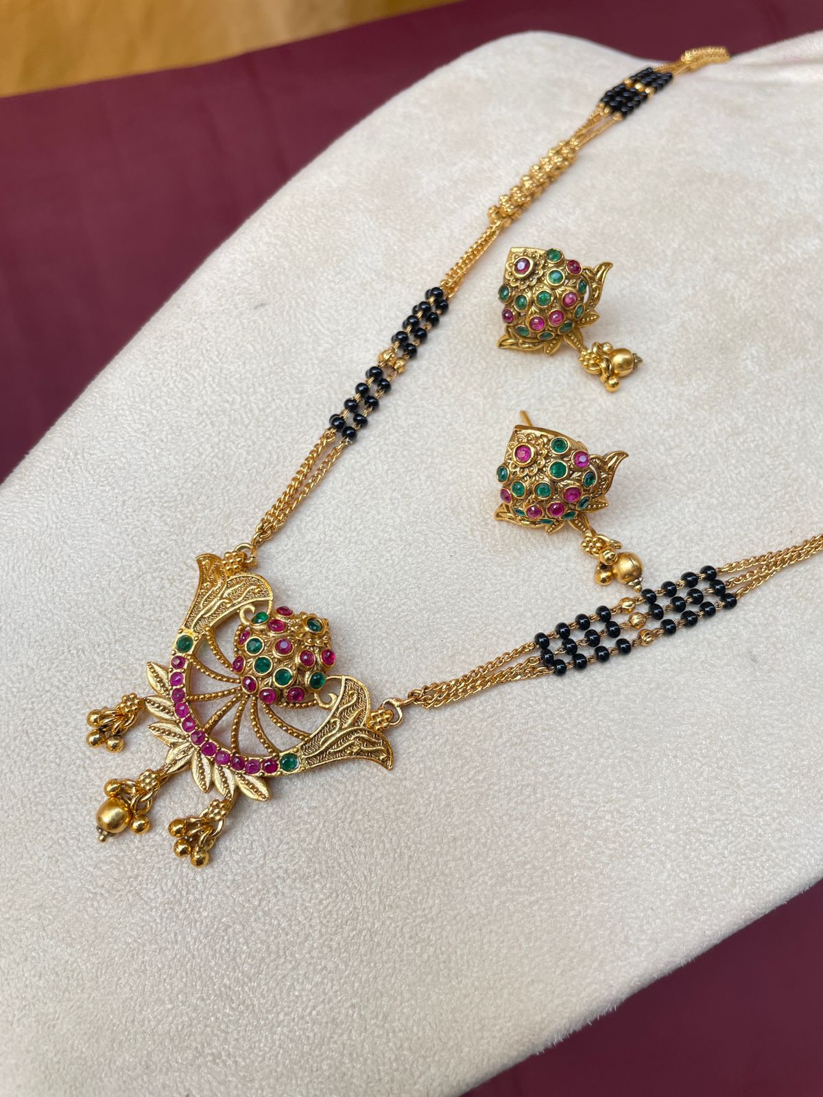 Long Antique MultiColour Mangalsutra