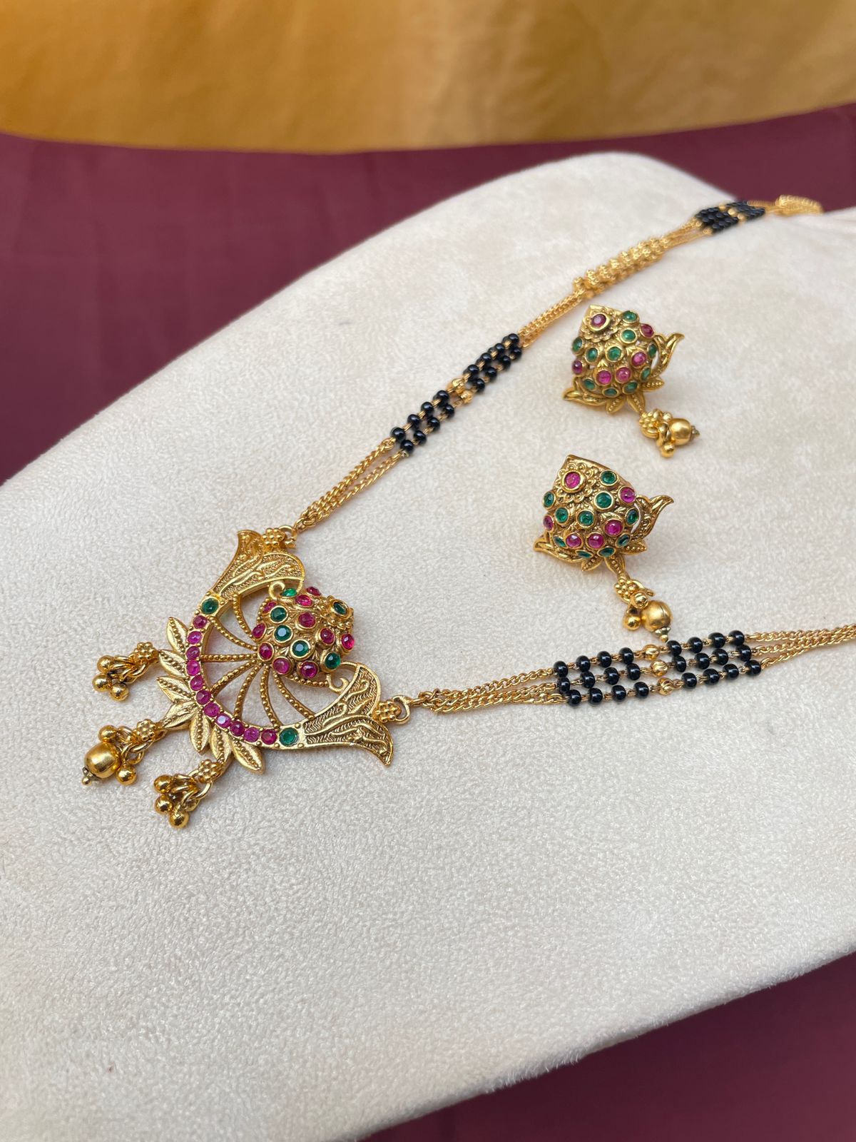 Long Antique MultiColour Mangalsutra