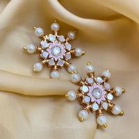 Thumbnail for Glorious Handpaint Matt Gold Earrings