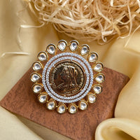 Thumbnail for Beautiful Coin American Diamond Ring