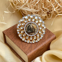 Thumbnail for Melissa Queen Gold Plated American Diamond Ring