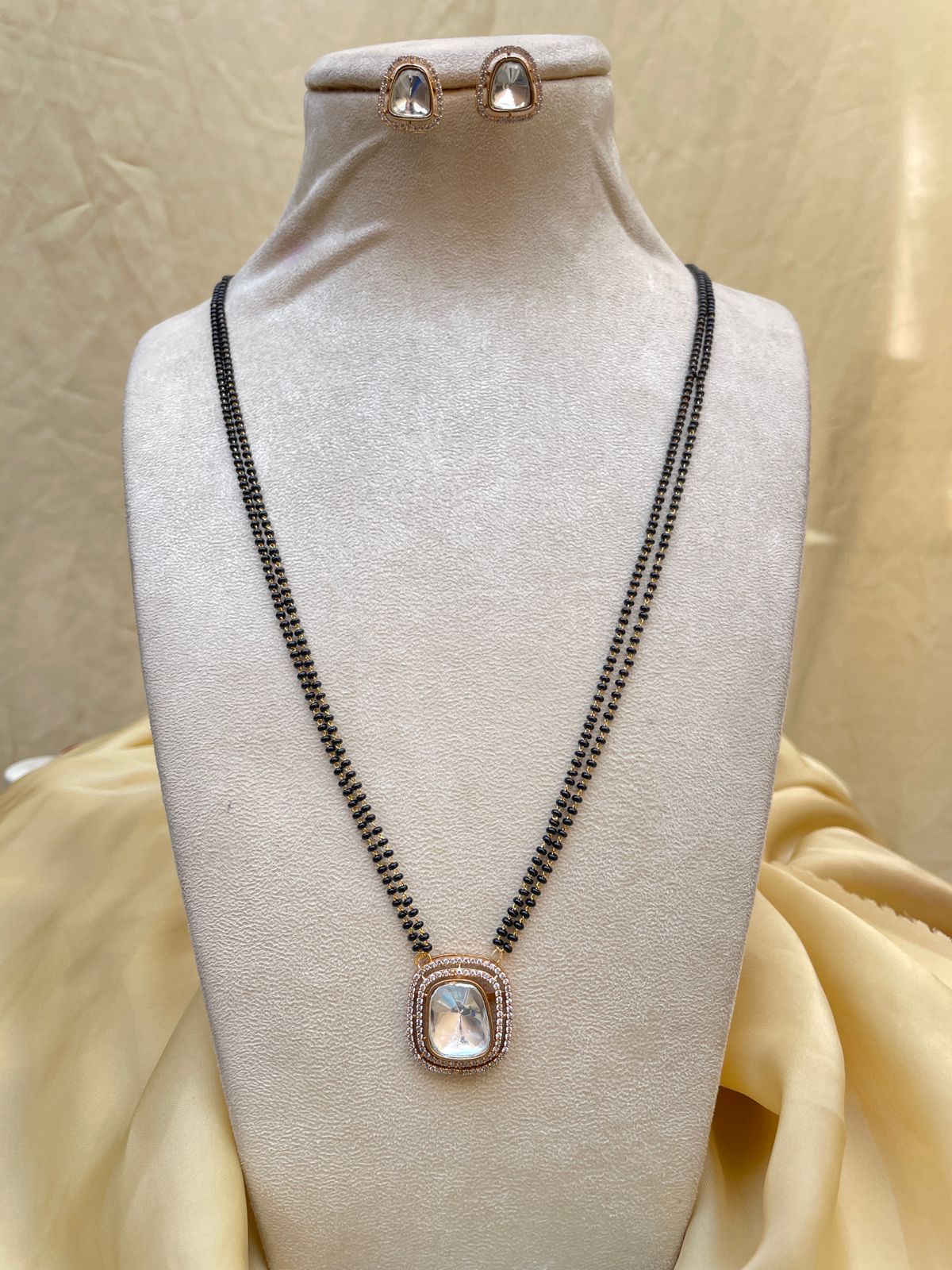 Polki diamond mangalsutra Clearance