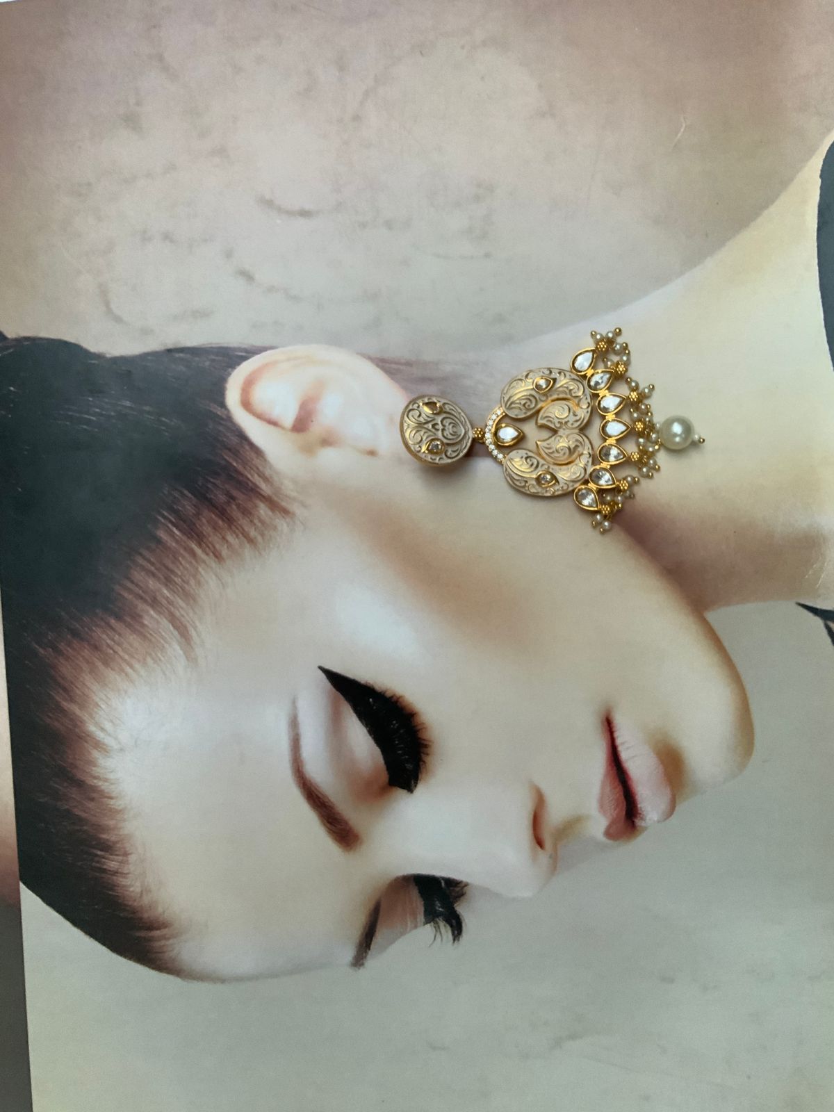 Alarice Polki Chandbalis - Abdesignsjewellery