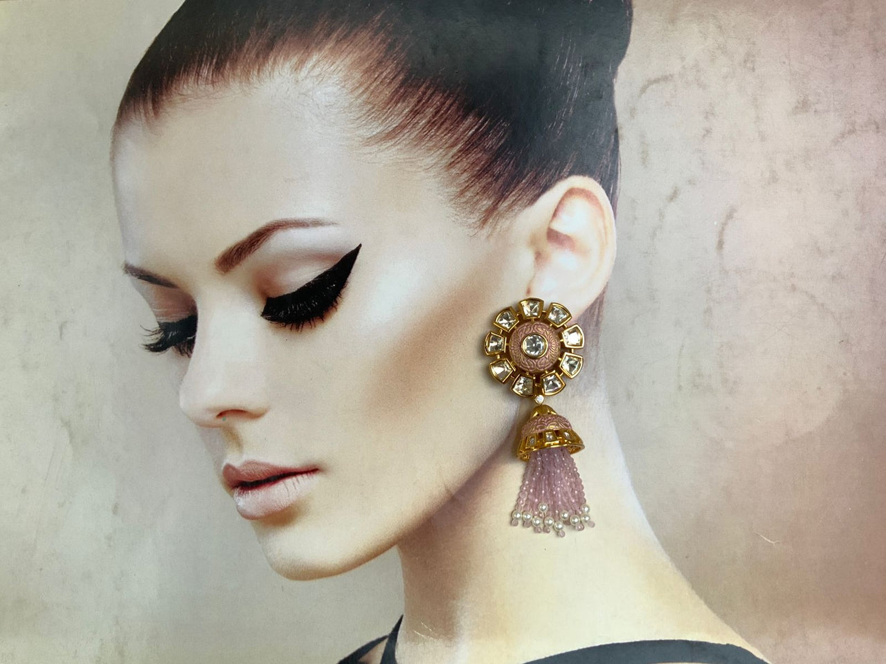 Ethnic Indian jhumka Style Earring - Abdesignsjewellery