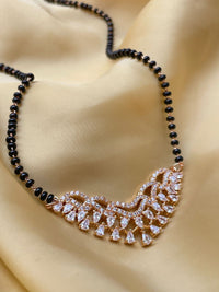 Thumbnail for Trendy Rose Gold Diamond Mangalsutra