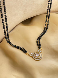 Thumbnail for Allure Round Gold Plated Mangalsutra