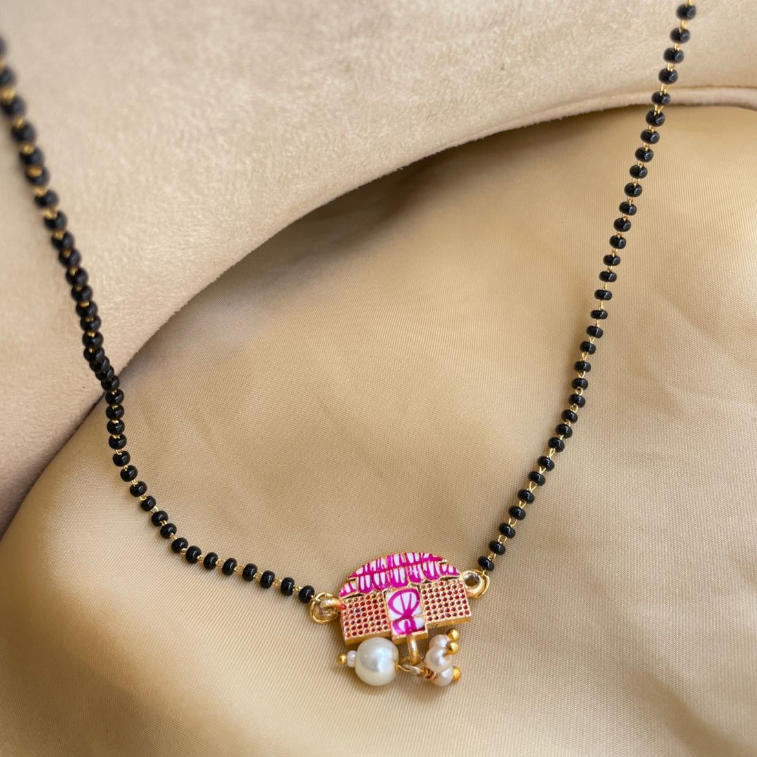 Handpaint Bridal Wedding Doli Mangalsutra - Abdesignsjewellery