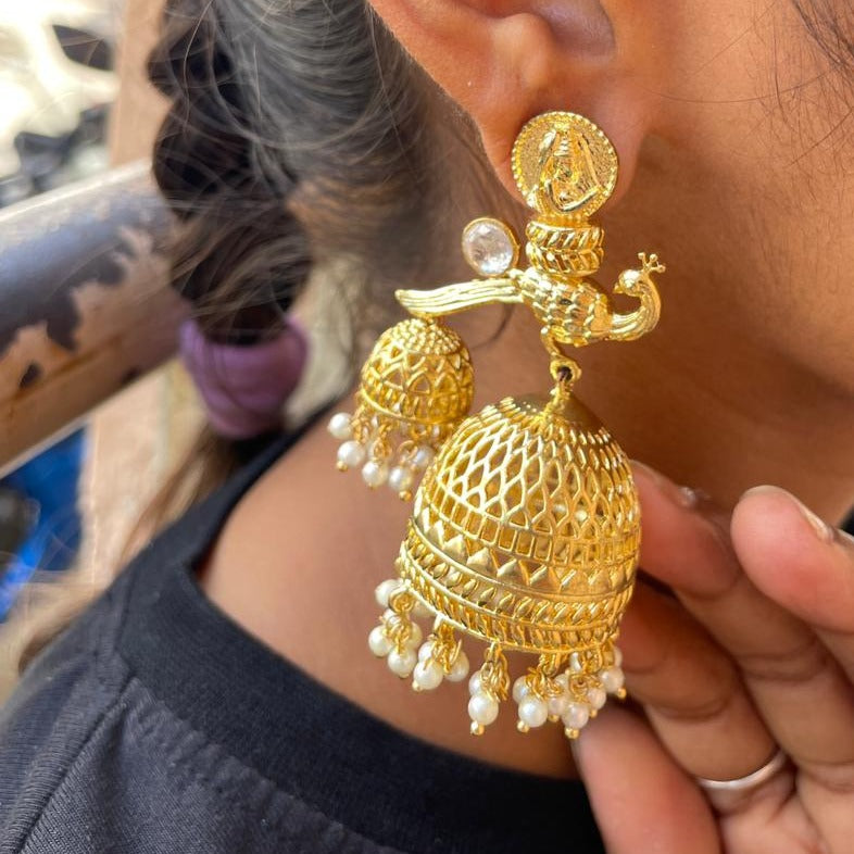 Peacock Jhumar Jhumka