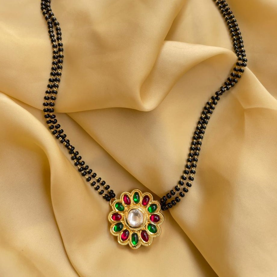 Stunning Kemp Stone Mangalsutra - Abdesignsjewellery