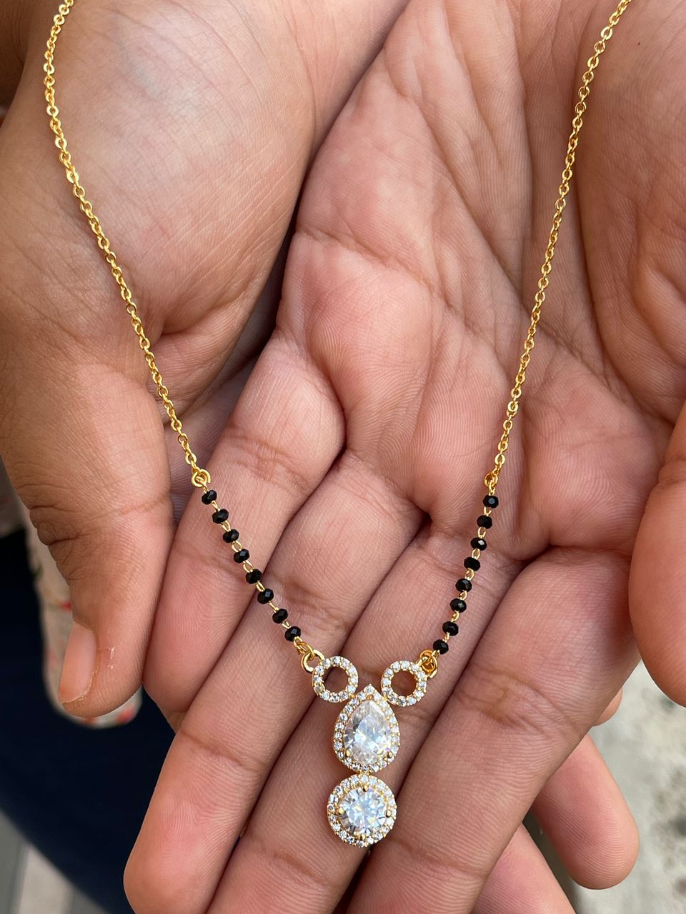 Katrina Kaif Wedding Inspired Gold Plated Mangalsutra