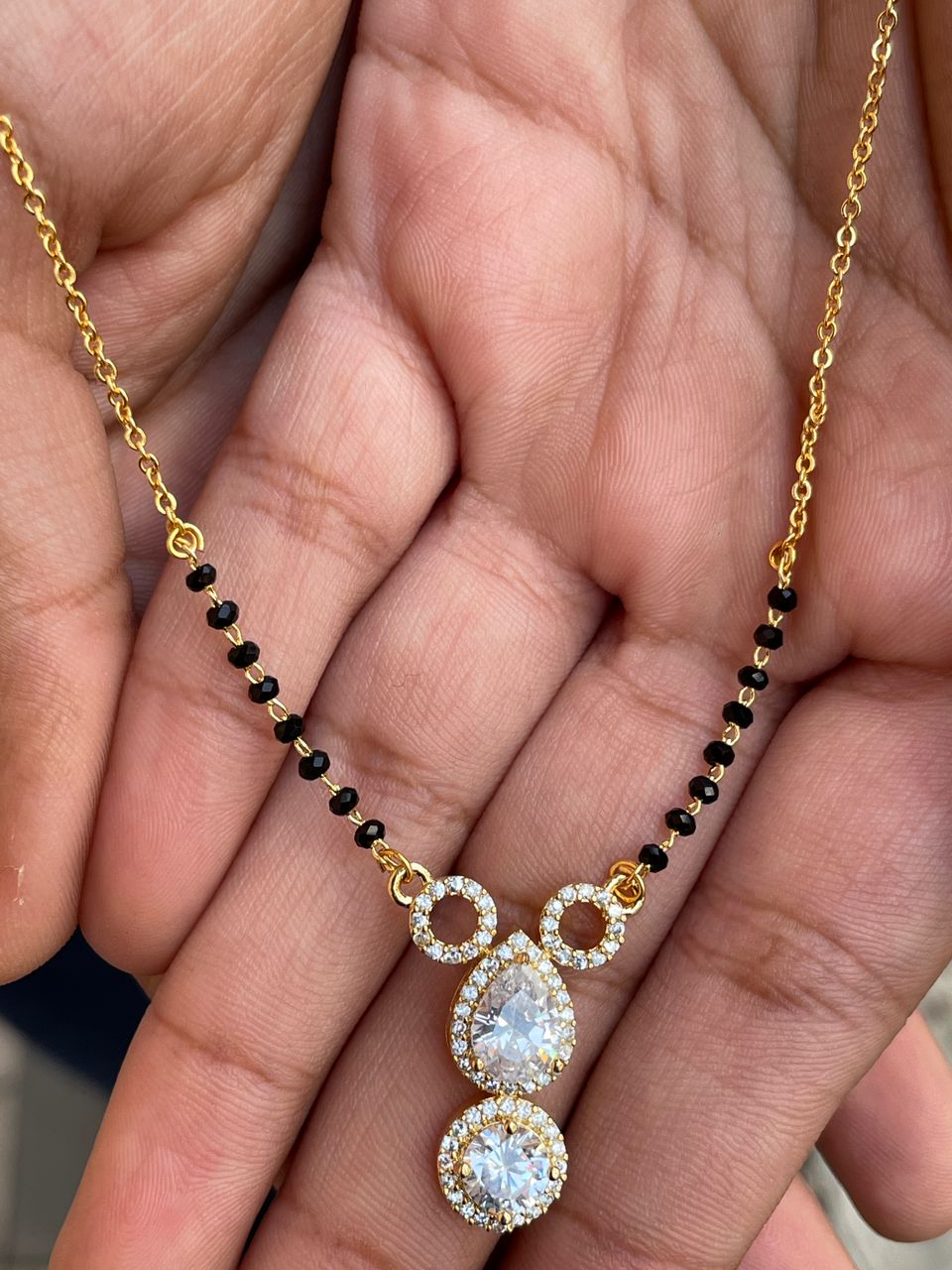 Katrina Kaif Wedding Inspired Gold Plated Mangalsutra