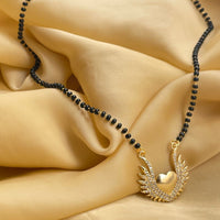 Thumbnail for Latest Gold Plated Heart Style Mangalsutra