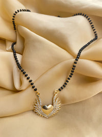 Thumbnail for Latest Gold Plated Heart Style Mangalsutra