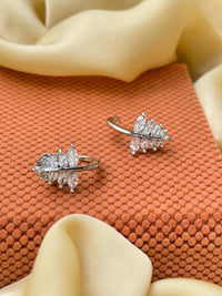 Thumbnail for Crystals Flower Stud Earring - Abdesignsjewellery