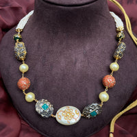 Thumbnail for High Quality Jaipuri Colourful Baroque Pearl Beads Mala