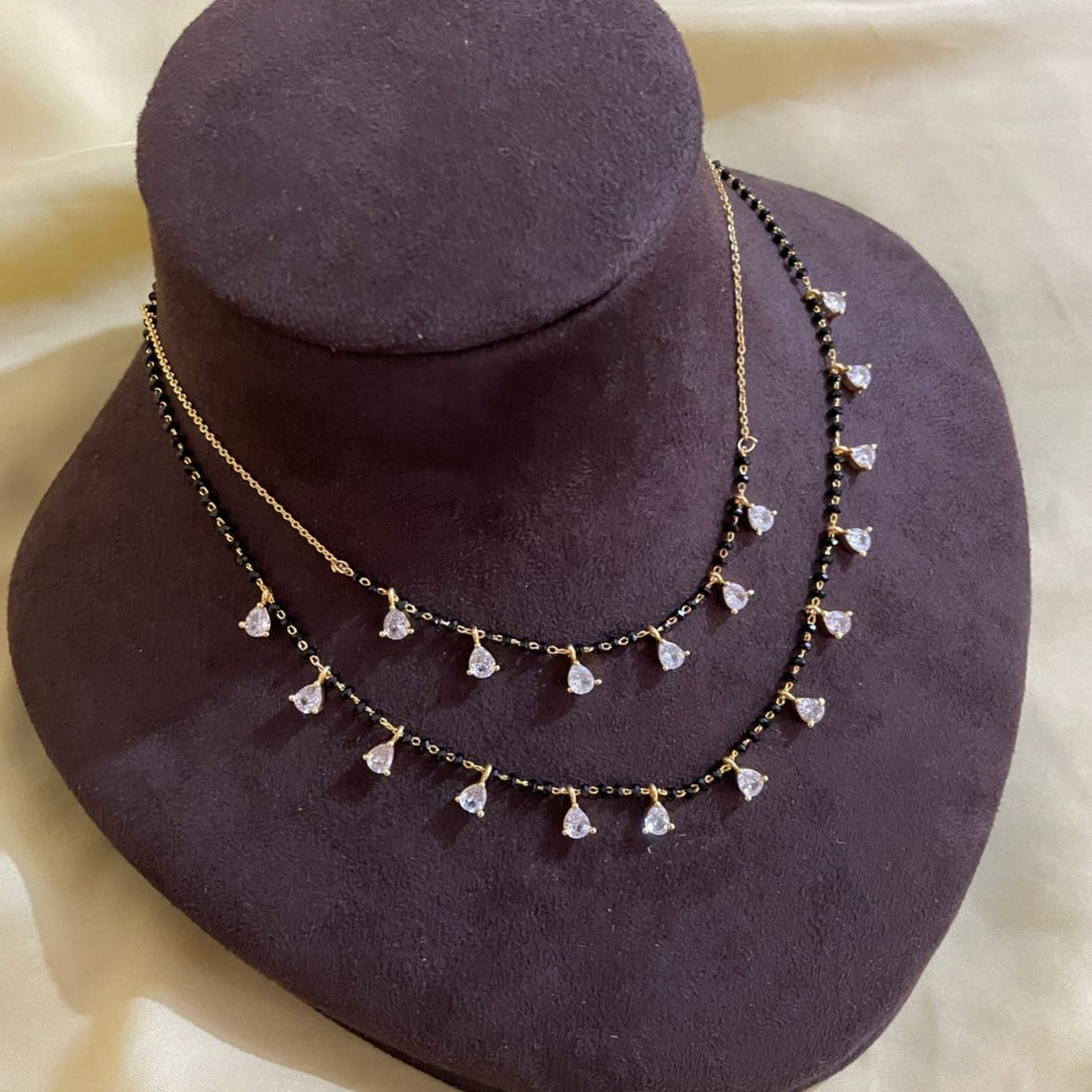 Simple Gold plated Mangalsutra Combo