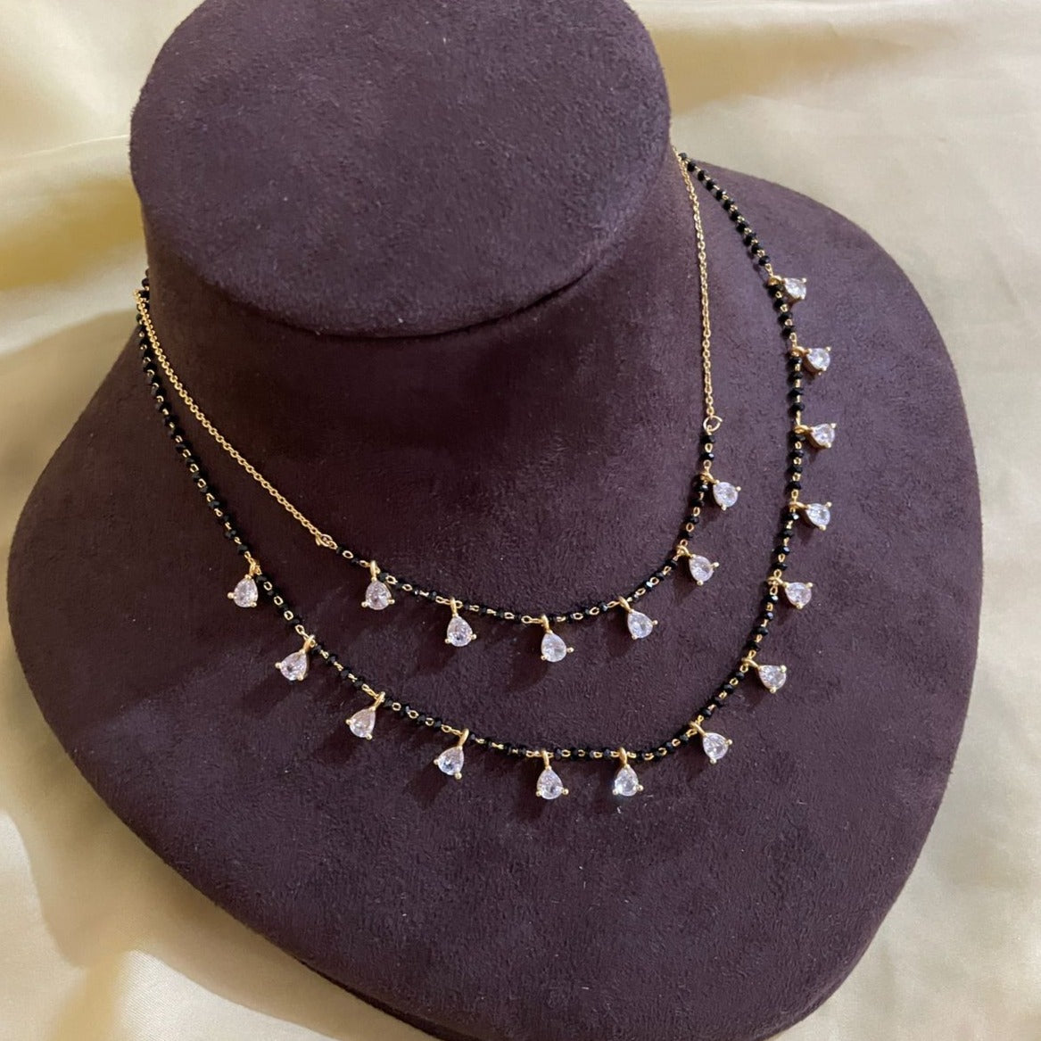 Simple Gold plated Mangalsutra Combo