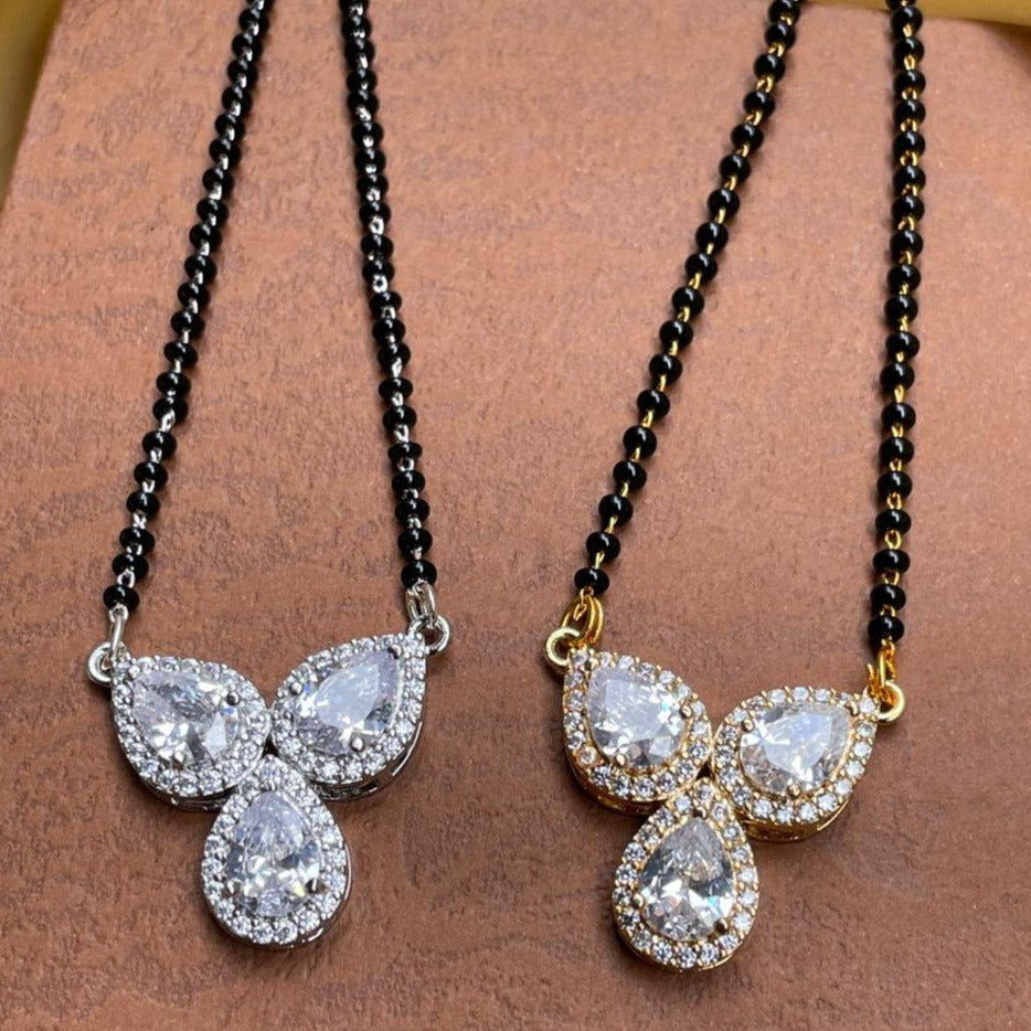 Pratha Tejasswi Prakash Naagin Inspired Tear Drop Diamond Mangalsutra