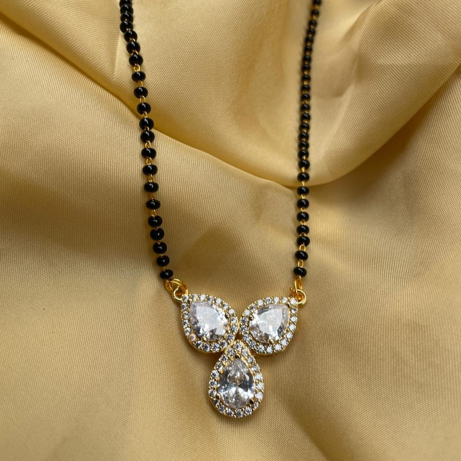 Pratha Tejasswi Prakash Naagin Inspired Tear Drop Diamond Mangalsutra