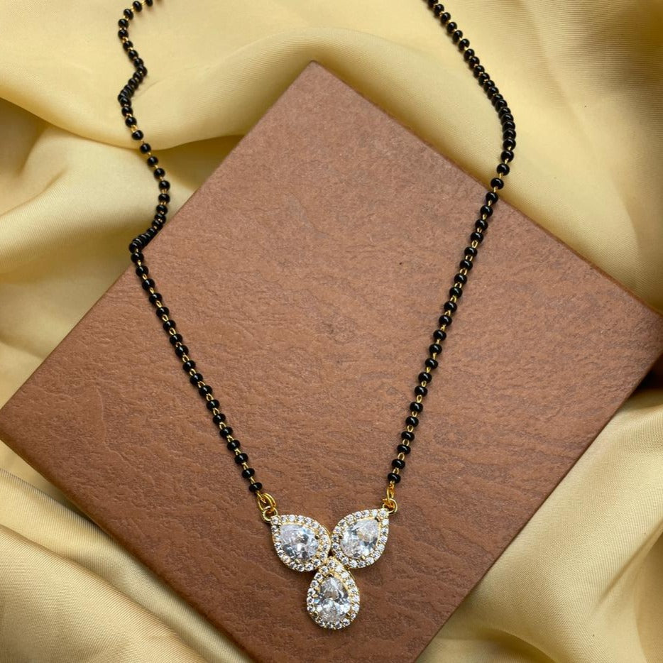 Pratha Tejasswi Prakash Naagin Inspired Tear Drop Diamond Mangalsutra