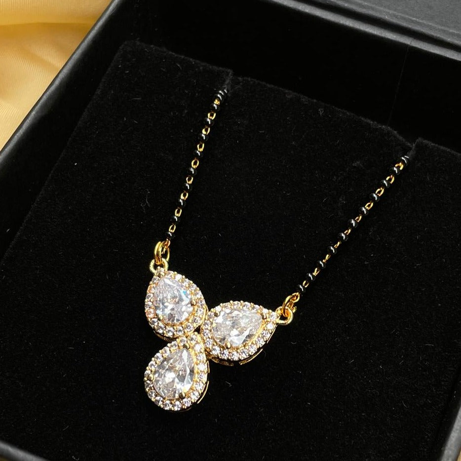 Pratha Tejasswi Prakash Naagin Inspired Tear Drop Diamond Mangalsutra