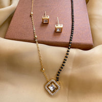 Thumbnail for Tejasswi Prakash Inspired From Naagin-6 Gold Diamond Mangalsutra & Earrings - Abdesignsjewellery