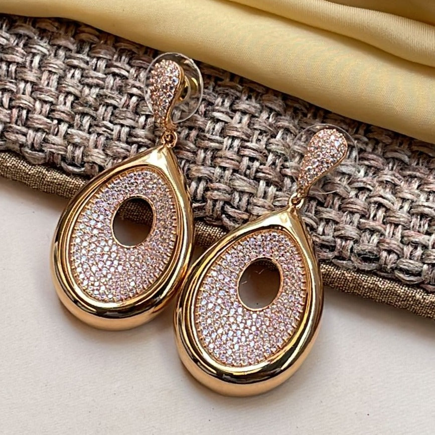 Beautiful Gold Plated Earring - Abdesignsjewellery