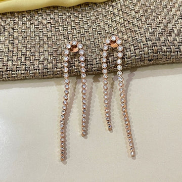 High Quality RoseGold Plated Party Wear Earrings