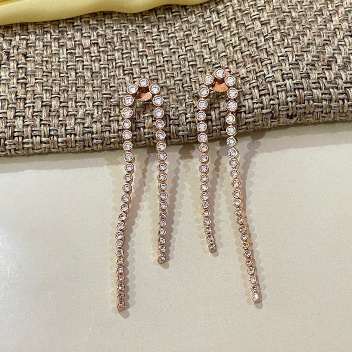 High Quality RoseGold Plated Party Wear Earrings
