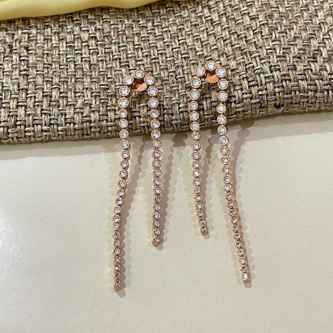 High Quality RoseGold Plated Party Wear Earrings