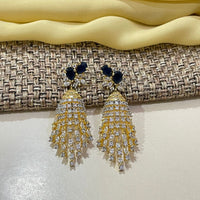Thumbnail for Royal Blue American Diamond Earrings