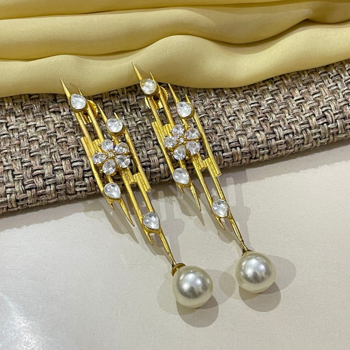 Unique Gold Plated Earring