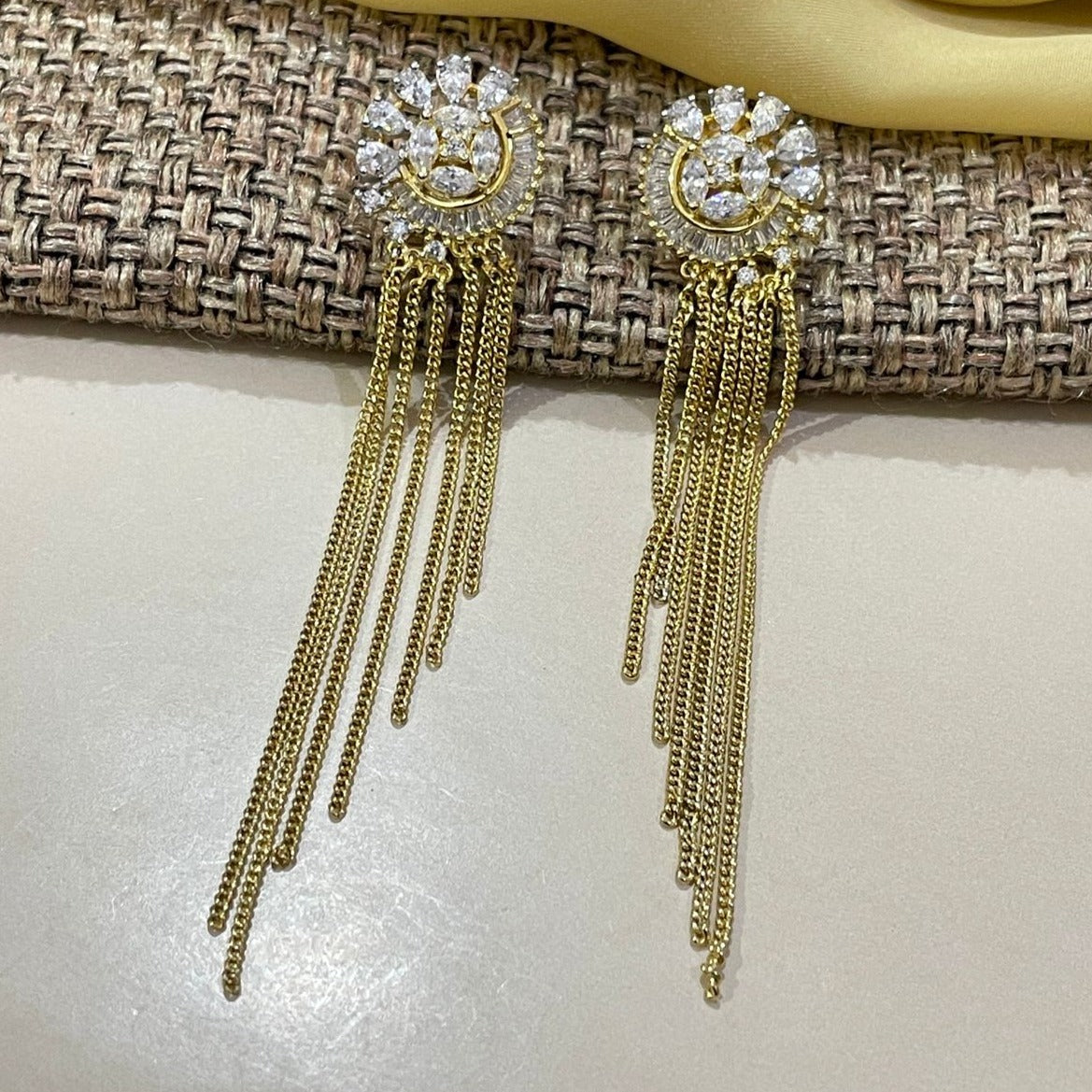 Party Wear Gold Plated Earring